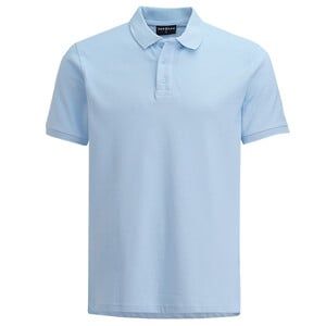 Herren Poloshirt in Piqué-Qualität HELLBLAU