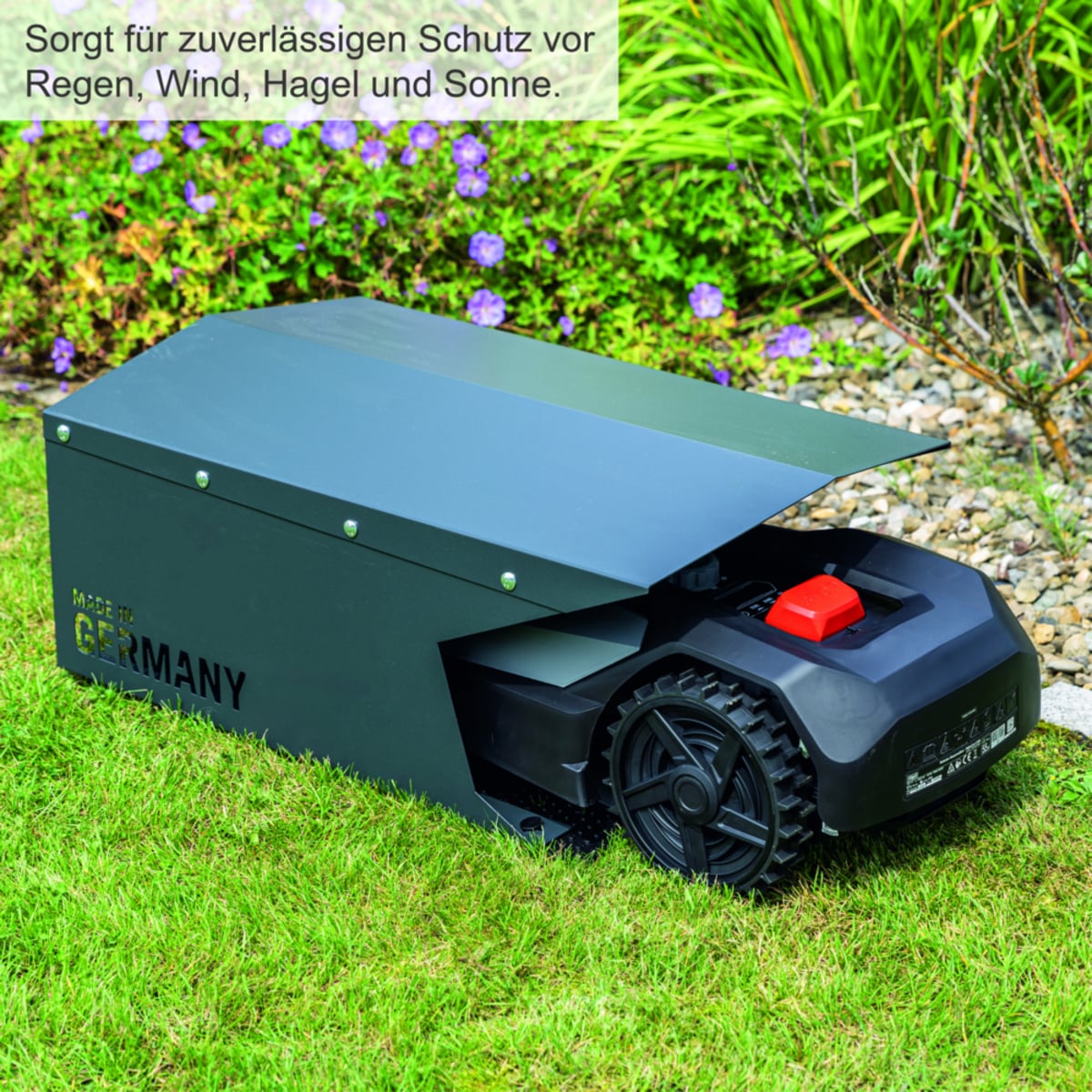 Bild 4 von Mährobotergarage Rasenmähroboter Rostfreies Metallgehäuse