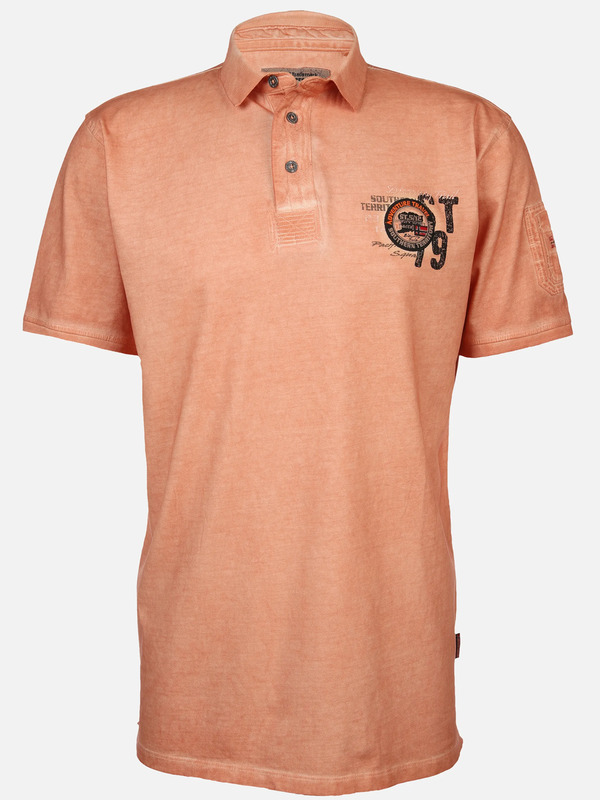 Bild 1 von Herren Poloshirt im Used Look
                 
                                                        Orange