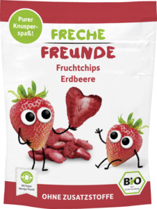 Freche Freunde Bio Fruchtchips Erdbeere, 12 g