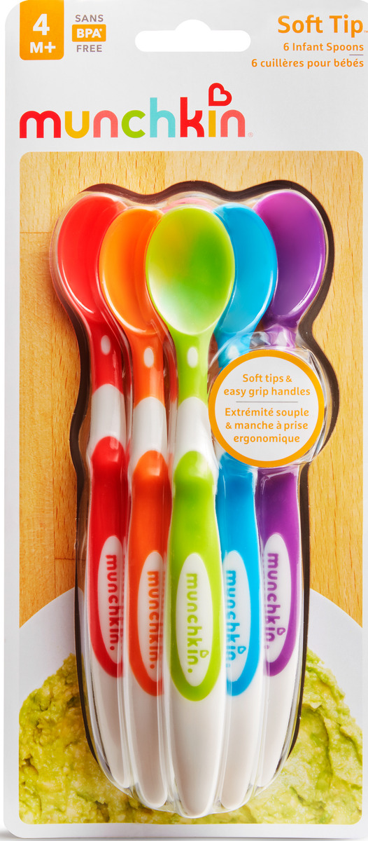 Bild 1 von Munchkin weiche Fütter-Löffel 6 St.