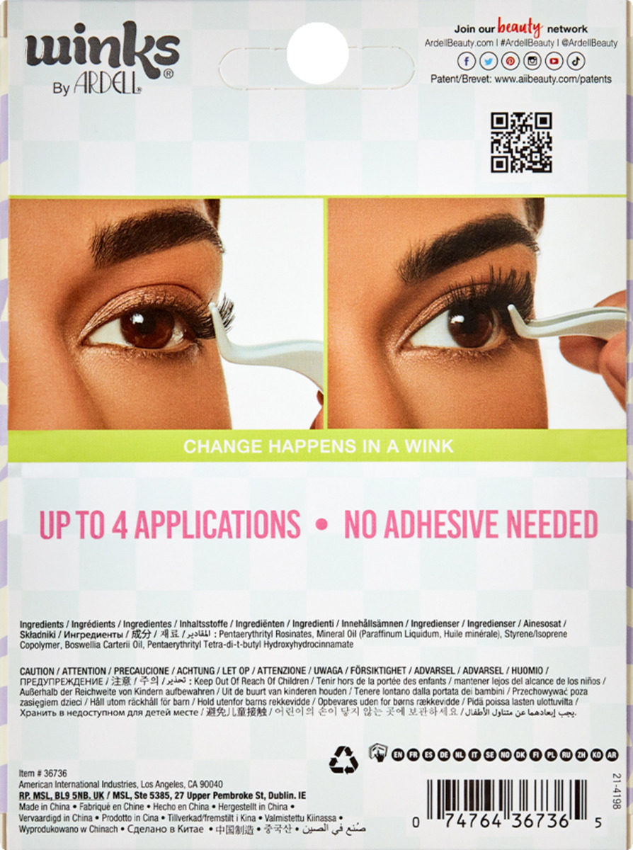 Bild 2 von ARDELL Winks Press On Lash Volume underlash extentions Wimpern