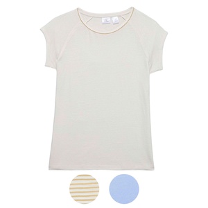 UP2FASHION Damen Leinen-T-Shirt