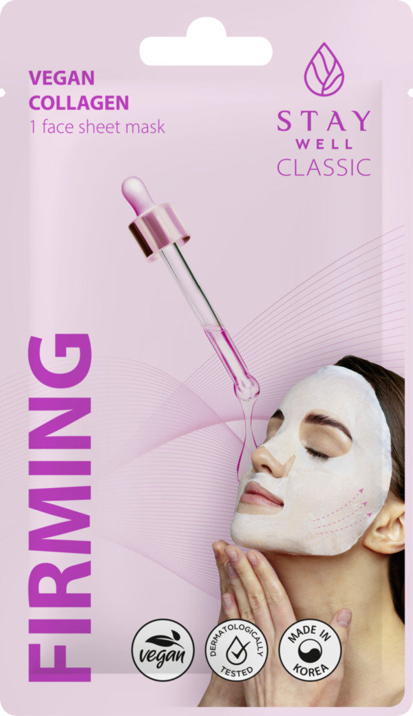 Bild 1 von STAY WELL Classic sheet mask - Vegan Collagen Firming