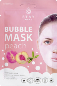 STAY WELL Deep Cleansing Bubble Mask - Peach
