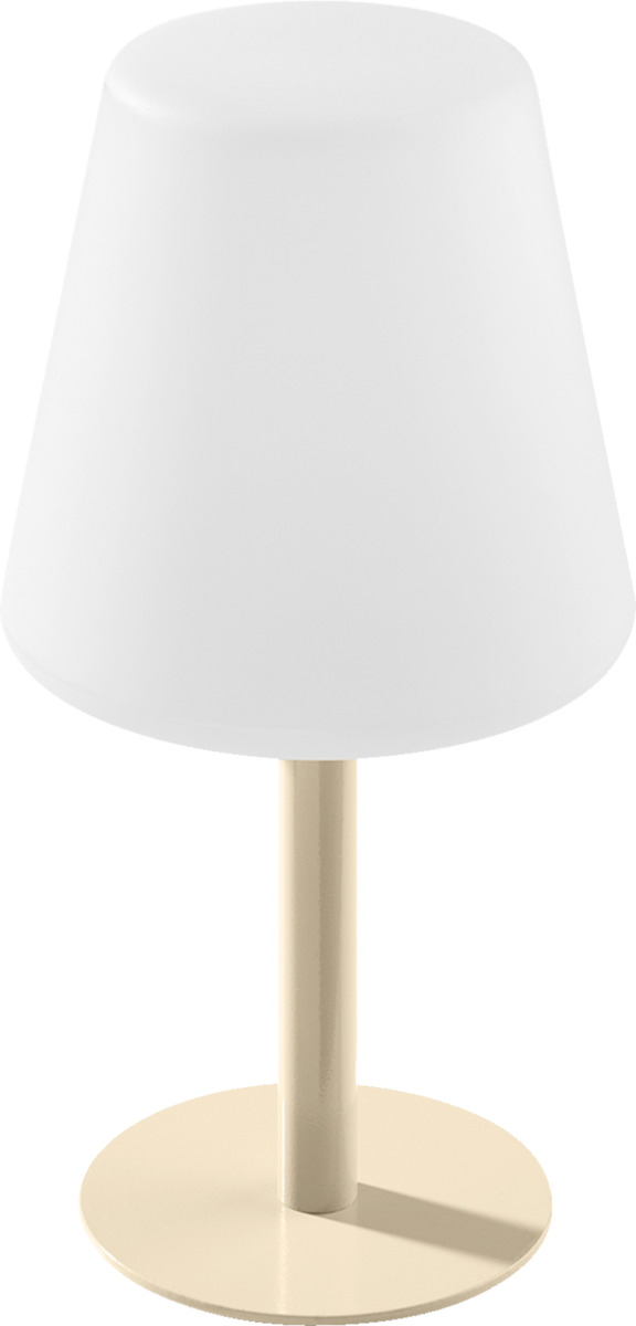 Bild 1 von IDEENWELT Akku-Outdoor-Tischleuchte beige