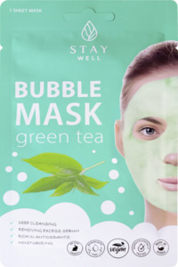 STAY WELL Deep Cleansing Bubble Mask - Green Tea
