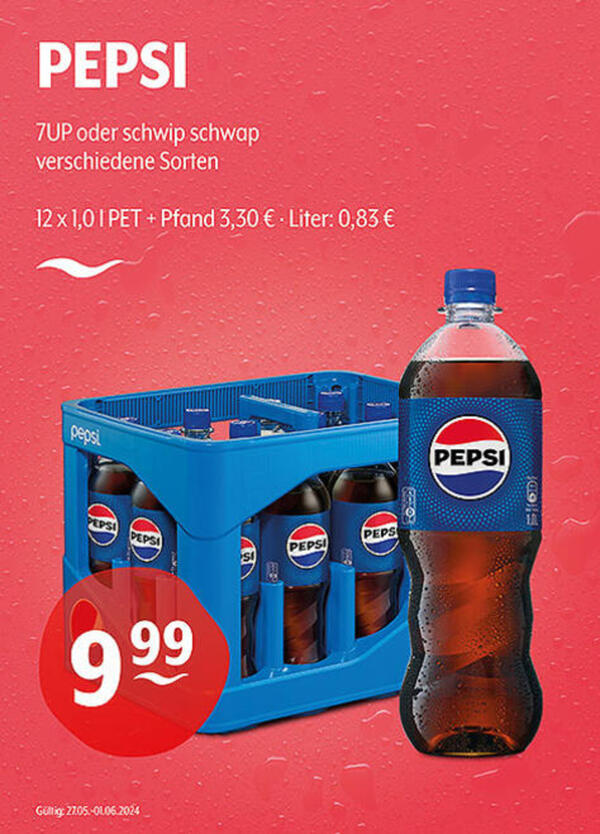 Bild 1 von PEPSI 7UP oder schwip schwap
verschiedene Sorten