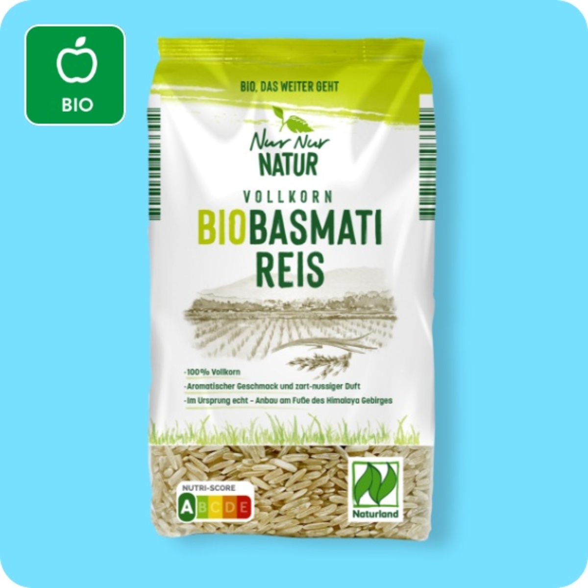 Bild 1 von NUR NUR NATUR Bio-Vollkorn-Basmatireis