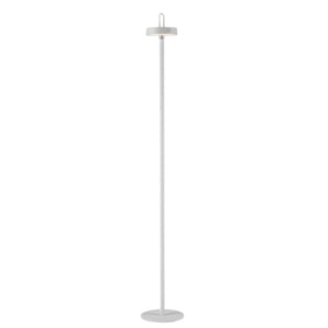 LED-Akku-Stehlampe Moda mit magnetischem Leuchtkopf, weiß, H 125 cm