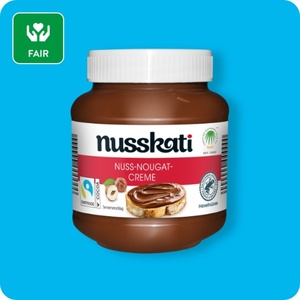 NUSSKATI Nuss-Nougat-Creme

, Kakao Fairtrade-zertifiziert⁴