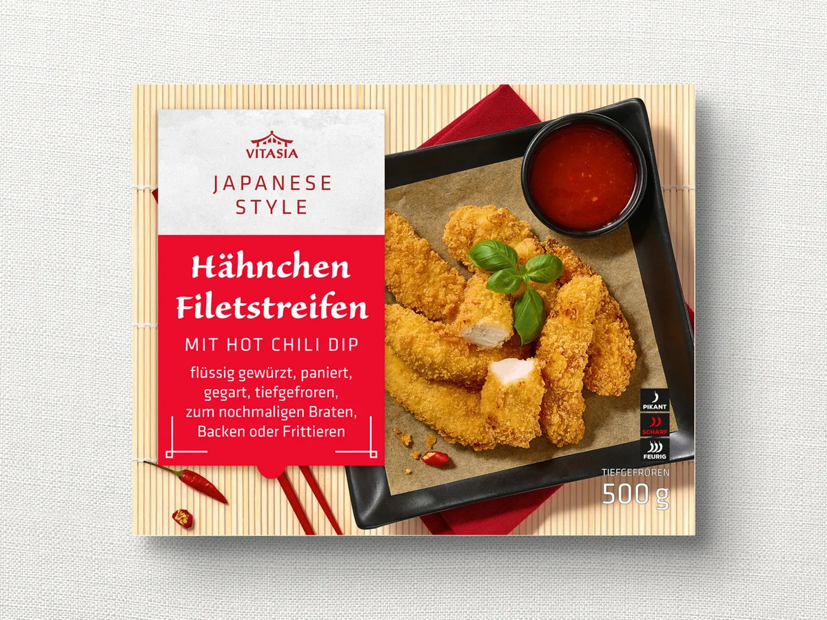 Japanese Style Hähnchen Filetstreifen, 500 g von Lidl ansehen!