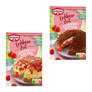 DR. OETKER Backmischung Erdbeerzeit