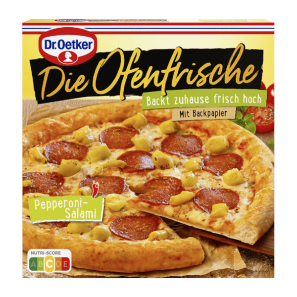 DR. OETKER Die Ofenfrische 415g PepperoniSalami von ALDI Nord für 2,22