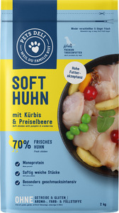 Pets Deli Trockenfutter Huhn mit Kürbis & Preiselbeere für Hunde, 2 kg