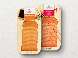 Japanese Style Sashimi Lachs, 
         80 g