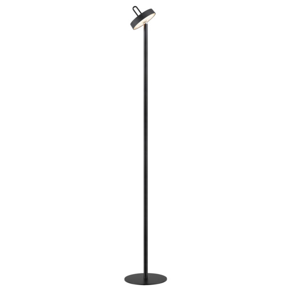 Bild 1 von LED-Akku-Stehlampe Moda mit magnetischem Leuchtkopf, schwarz, H 125 cm