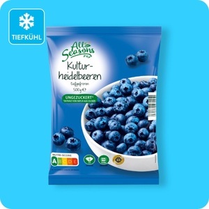 ALL SEASONS Obst, Kulturheidelbeeren ungezuckert