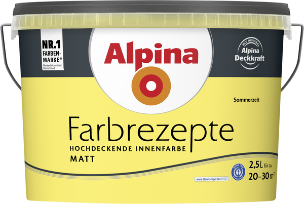 Bild 1 von Alpina Farbrezepte Sommerzeit matt 2,5 L