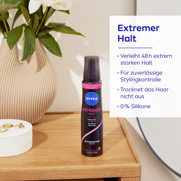 Bild 4 von NIVEA Extremer Halt Schaumfestiger Extrem Stark 150ml, 150 ml