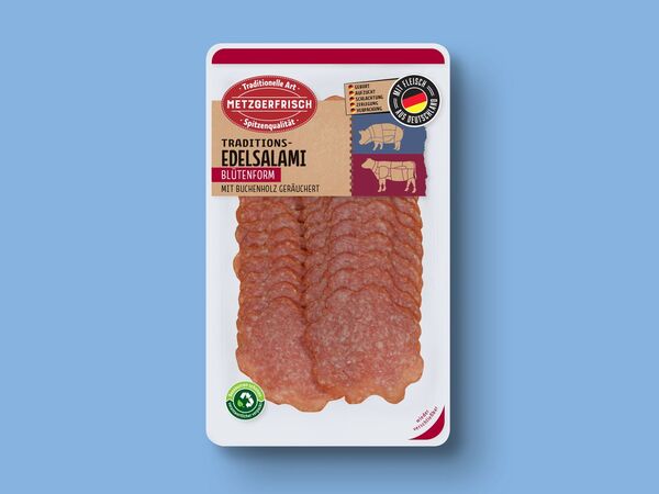 Bild 1 von Metzgerfrisch Traditions-Salami, 
         80 g