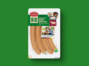 Metzgerfrisch Bio Traditions-Wiener Würstchen, 
         200 g