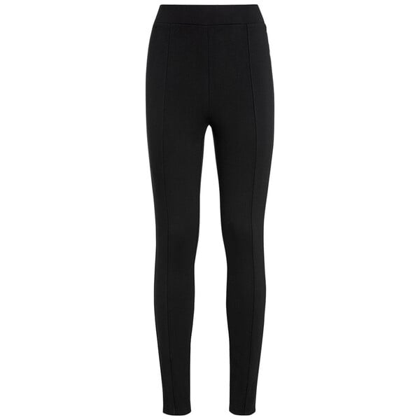 Bild 1 von Damen Leggings mit Ziernähten SCHWARZ