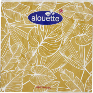 alouette Serviette Palmenblätter