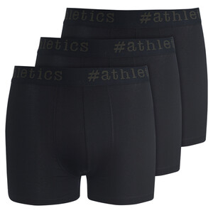 3 Herren Retroshorts im Set SCHWARZ / OLIV