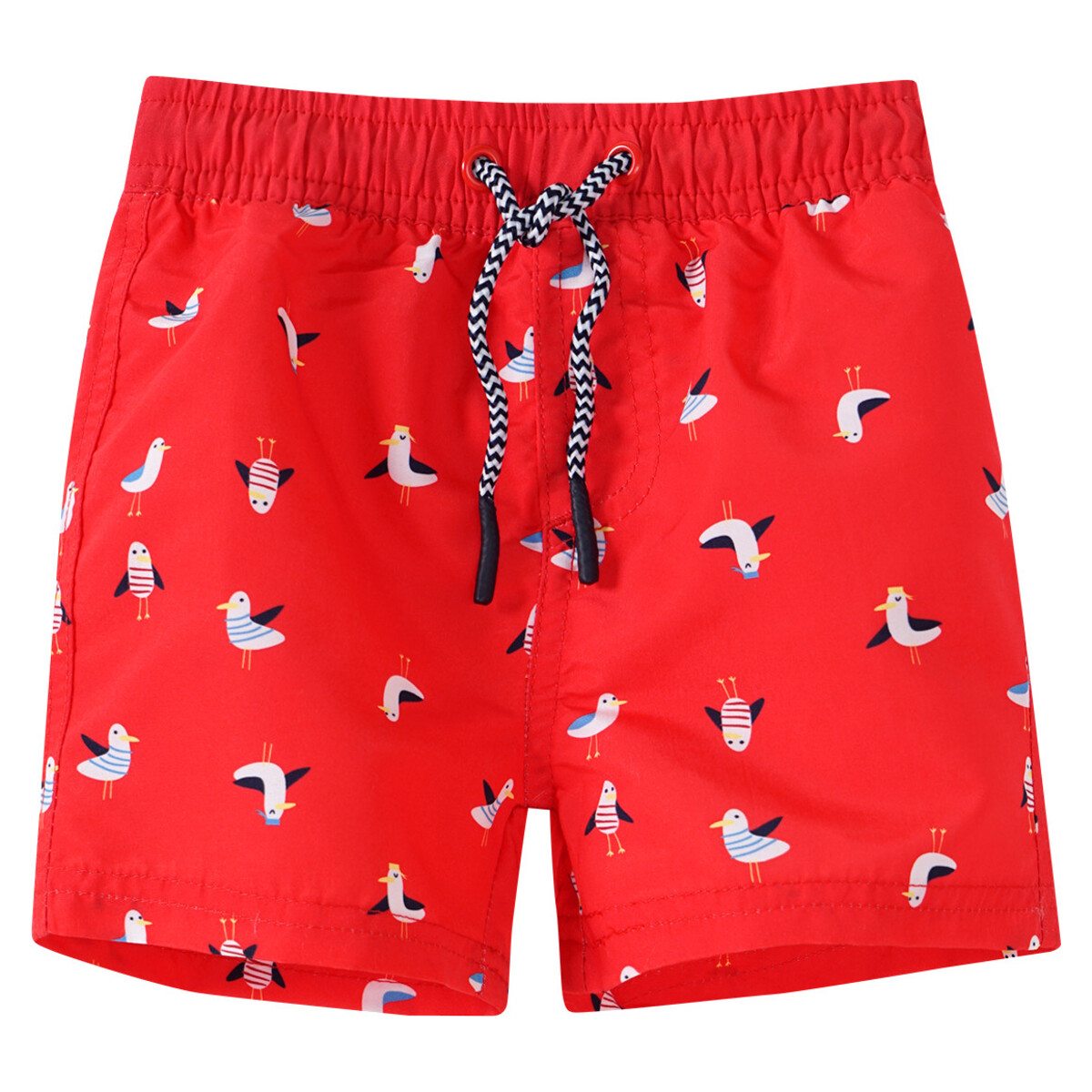 Bild 1 von Baby Badeshorts mit Möwen allover ROT