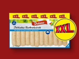 Dulano Delikatess Rostbratwürste XXL, 
         12x 90 g