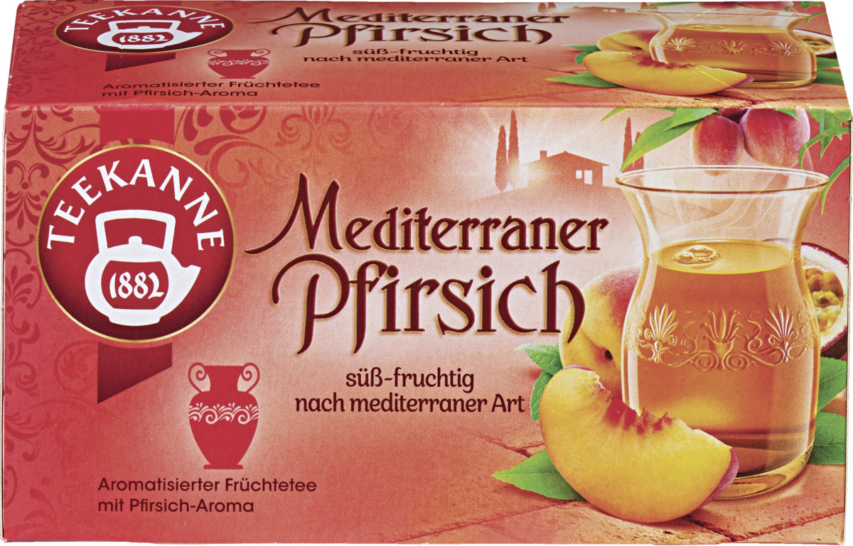 Bild 1 von Teekanne Früchtetee Mediterraner Pfirsich, 50 g