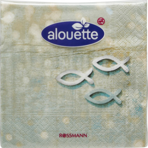 alouette Cocktail-Serviette Fische