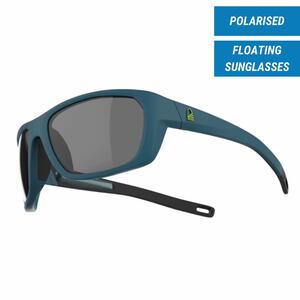 Sonnenbrille Sailing 500 schwimmfähig polarisierend Damen/Herren Größe M petrol