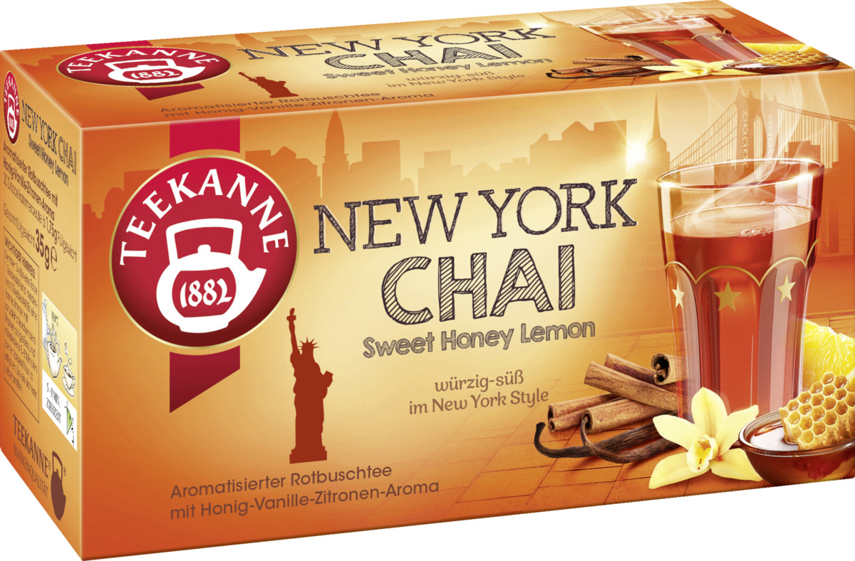 Bild 2 von Teekanne Rooibostee New York Chai, 35 g