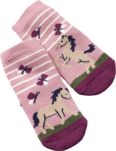 ALANA Stoppersocken mit Einhorn-Motiv, rosa, Gr. 25/26