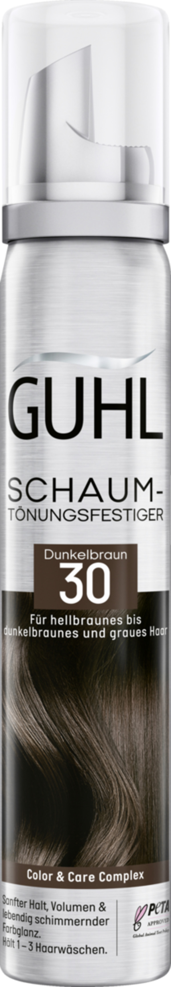 Bild 1 von Guhl Schaum-Tönungsfestiger 30 Dunkelbraun, 100 ml