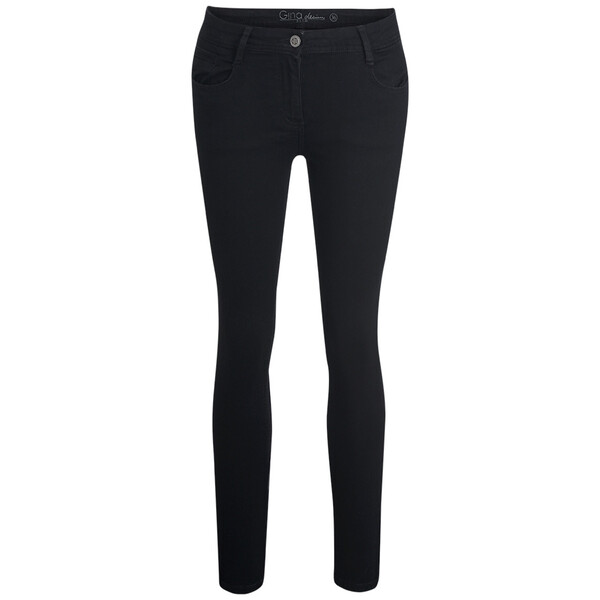 Bild 1 von Damen Slim-Jeans im Five-Pocket-Style SCHWARZ