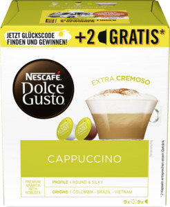 Nescafé Dolce Gusto Cappuccino Kaffeekapseln 16+2, 209,7 g