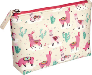 Travel Collection Kinderkulturtasche Lamas beige/pink