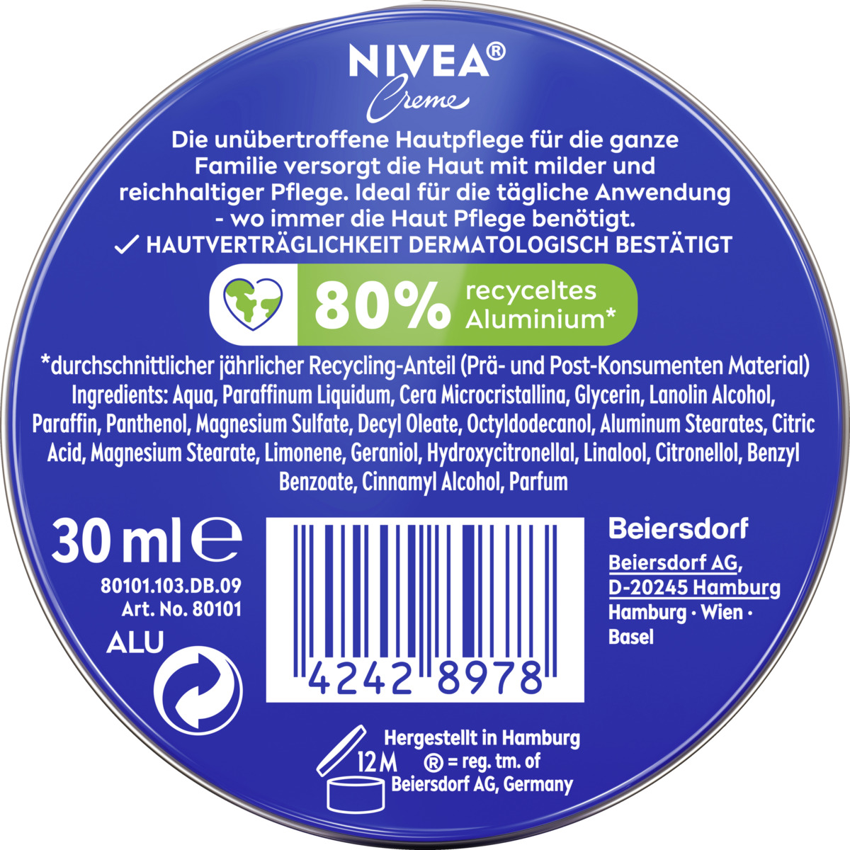 Bild 2 von NIVEA Creme, 30 ml