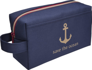 Vito & Joe Herren Kulturtasche "save the ocean"