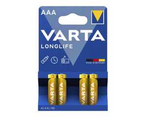 VARTA Batterie Longlife 4er AAA