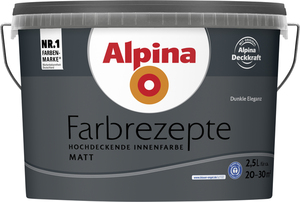 Alpina Farbrezepte Dunkle Eleganz matt 2,5 L