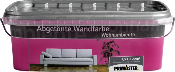 Bild 1 von Primaster Wandfarbe Wohnambiente 2,5 L himbeere