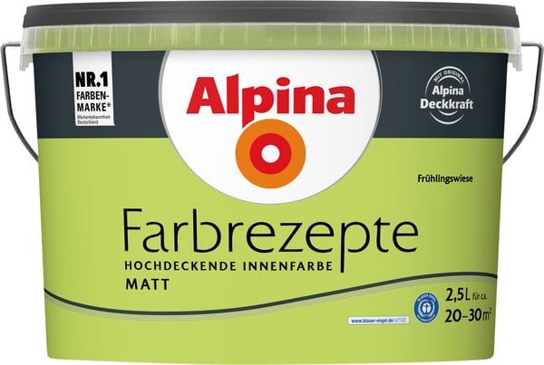 Bild 1 von Alpina Farbrezepte Frühlingswiese matt 2,5 L