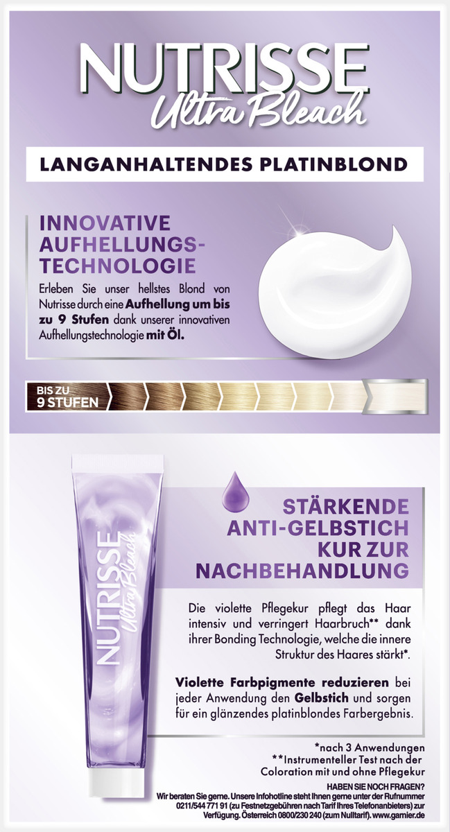 Bild 3 von Garnier Nutrisse Ultra Bleach D4+ Ultra Aufheller