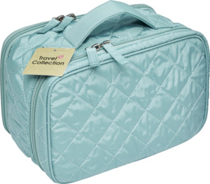 Travel Collection Beautycase blau gesteppt