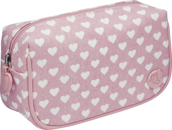Bild 1 von Travel Collection Schminktasche pink mit Herzen