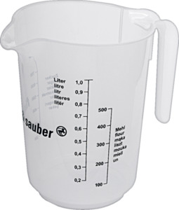 flink & sauber FLINK UND SAUBER MESSBECHER 1 LITER